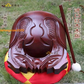 25cm Monk Wooden Gifts Muyu Buddhist Mokugyo Temple Instrument Stage Props 10'' 07FC0E-D4 - KOEEK