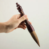 27.5cm Chinese Calligraphy Brush Pen Weasel Hair Brush Writing Copybook Tool 07FC0E-D4 - KOEEK