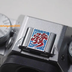 Mahjong Theme Hot Shoe Cover Metal Release Camera Button For Fujifilm XT5 XT30 07FC0E-D4 - KOEEK