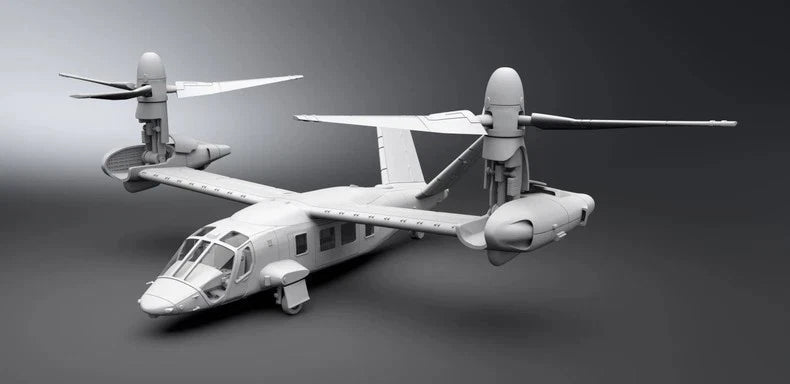 1/72 U.S. Bell V280 Helicopter Fishhawk Aircraft Unpainted Model 3D Printed 07FC0E-D4 - KOEEK