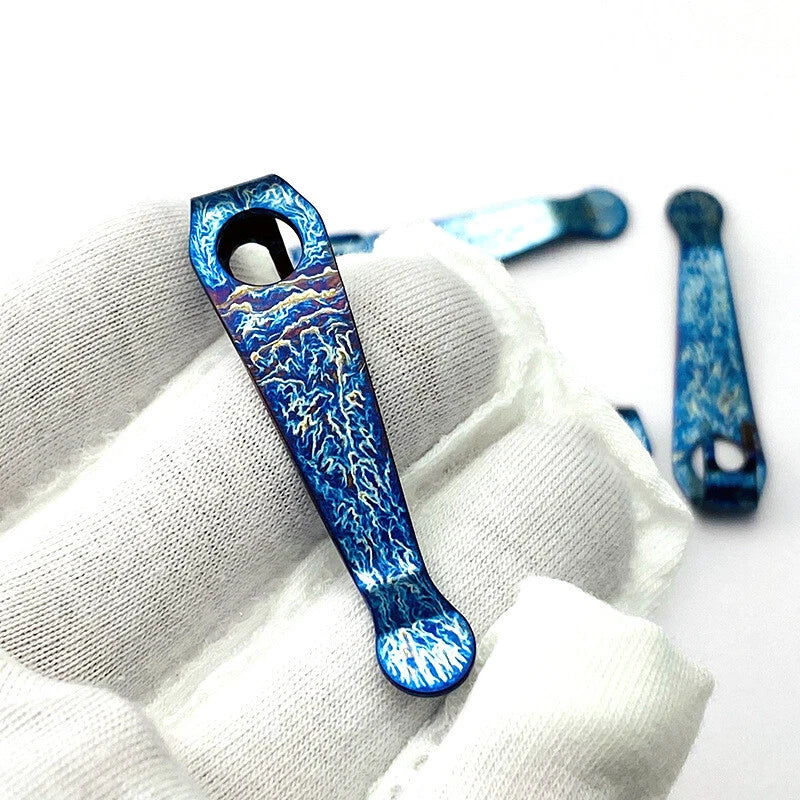 Titanium Deep Carry Pocket Back Clip For Spyderco Para 3 Lightweight More Models 07FC0E-D4 - KOEEK