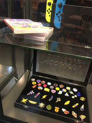 Poke Gym Badges with Glass Lid Display Showcase - Set of 50 Lapel Pin Badges 07FC0E-D4 - KOEEK