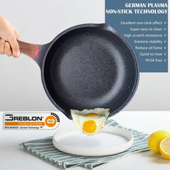 Nonstick Skillet with Lid, 11-inch/5-Quart Sauté Pan 07FC0E-D4 - KOEEK