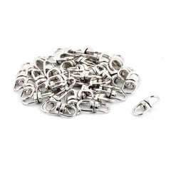 Metal Double Ended Key Chain Link Swivel Ring Connector Silver Tone 37pcs 07FC0E-D4 - KOEEK