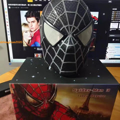 Spider-Man Mask Peter Parker Wearable Mask Cosplay ABS 60CM Prop Halloween 07FC0E-D4 - KOEEK