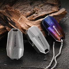 Titanium Safety Whistle Emergency Whistle Outdoor Hiking Hunting Survival EDC 07FC0E-D4 - KOEEK