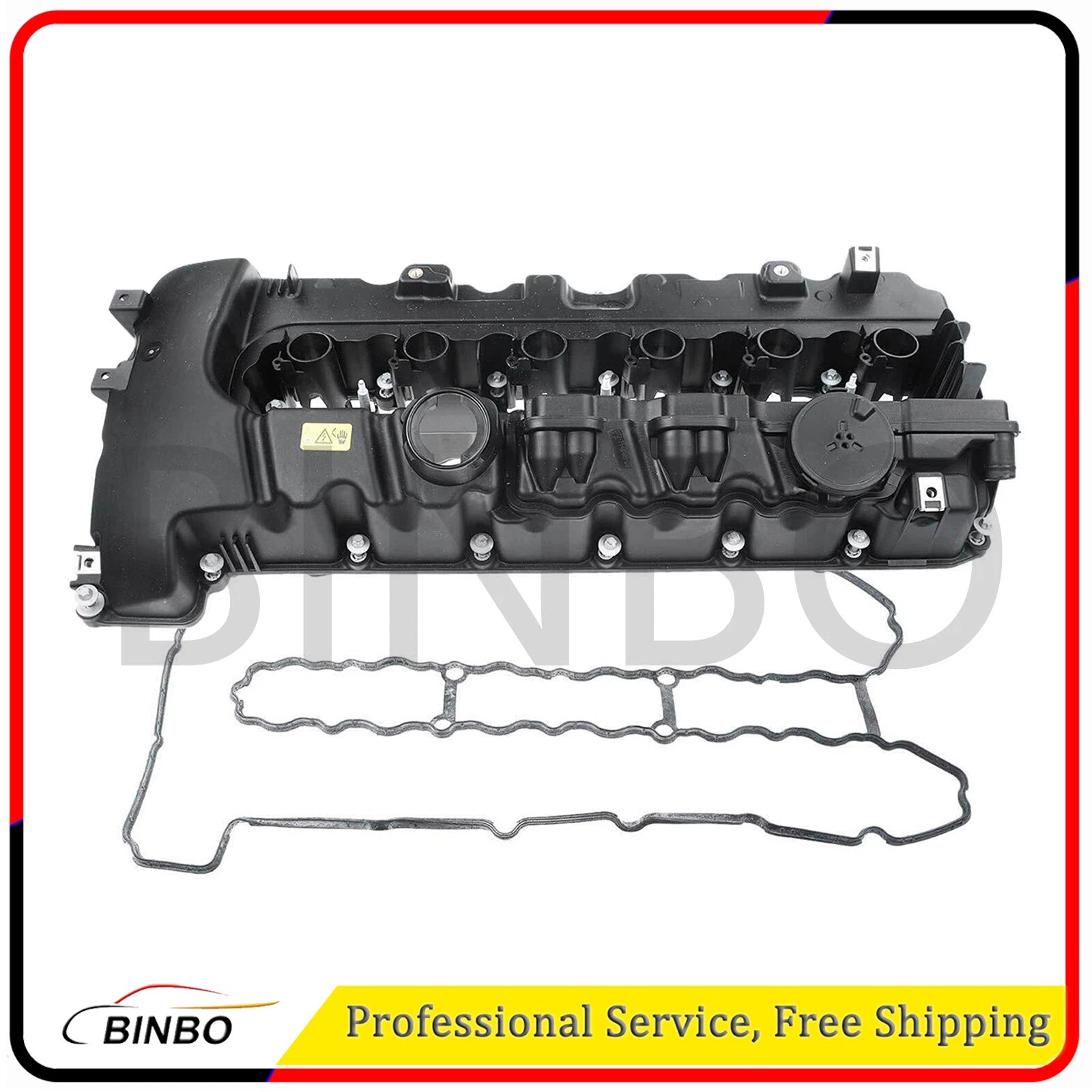 Cylinder Head Rocker Valve Cover for BMW N53 2.5 3.0 Petrol Engine 11127548196 07FC0E-D4 - KOEEK
