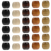 400Pcs Wooden Beads Bracelet Making Square Spacers Wreath Bulk Large Hole 07FC0E-D4 - KOEEK