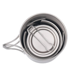 Titanium Camping Stove Alcohol Stove Ultralight Mini Outdoor Folding Stove 07FC0E-D4 - KOEEK