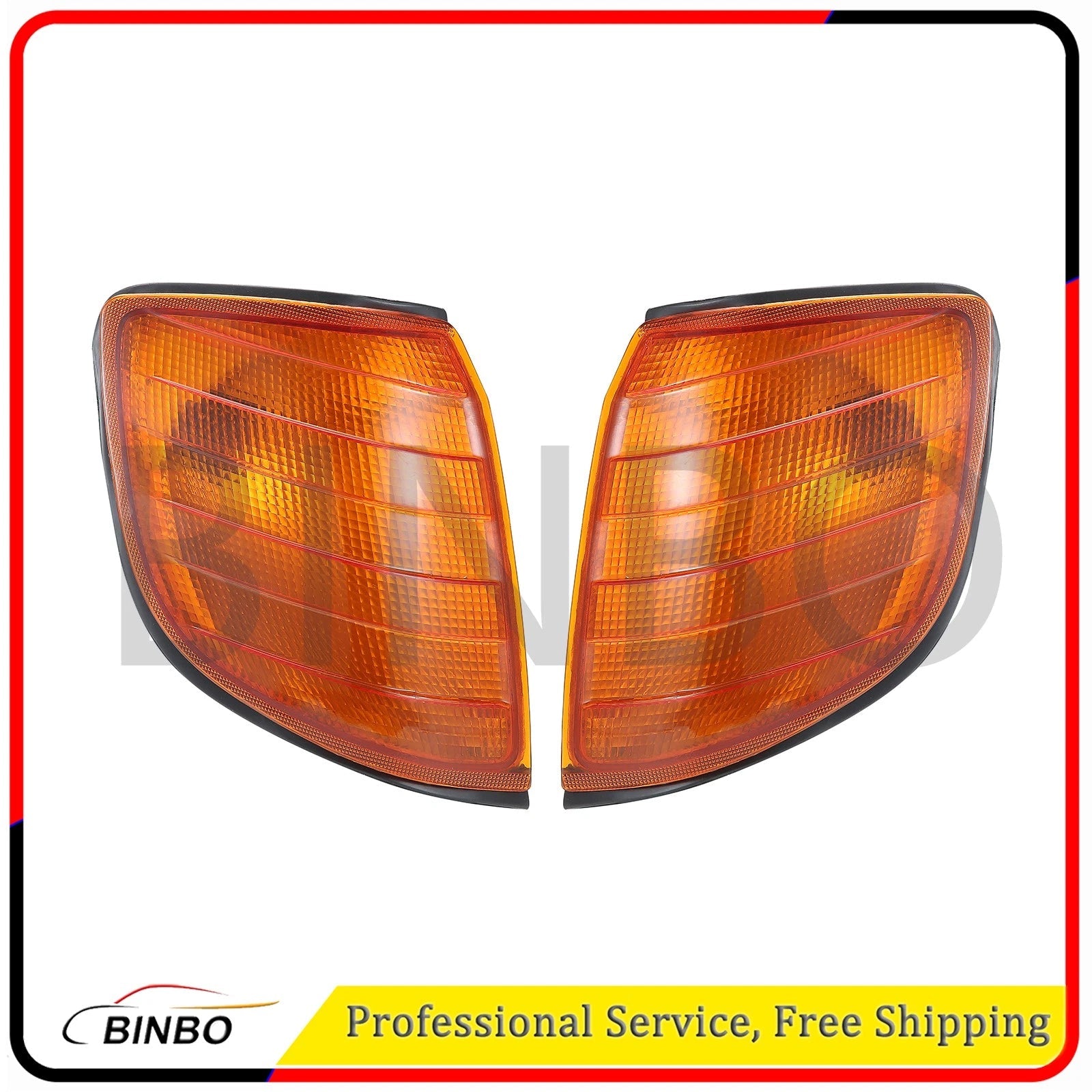 2 Pieces Front Turn Signal Parking Light Housing Fits For S-Class W140 1992-1994 07FC0E-D4 - KOEEK