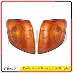 2 Pieces Front Turn Signal Parking Light Housing Fits For S-Class W140 1992-1994 07FC0E-D4 - KOEEK