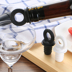 5 Pcs Silicone Bottle for Glass Bottles Wine Sealer 07FC0E-D4 - KOEEK