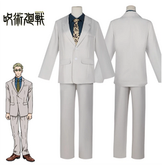 Anime Jujutsu Kaisen 2 Nanami Kento Cosplay Costume Suit Western-style Clothes 07FC0E-D4 - KOEEK