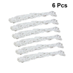 6 Pcs Pool Table Pocket Replacement Billiard Nets Snooker Pockets 07FC0E-D4 - KOEEK