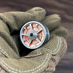 EDC Stainless Steel Copper Spinning Top Top Spinner Mental Stress Relief Toys 07FC0E-D4 - KOEEK