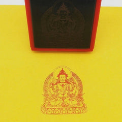 Four Arm Guanyin Seal Tibetan Buddha Statues Buddhist Ritual Taoist 07FC0E-D4 - KOEEK