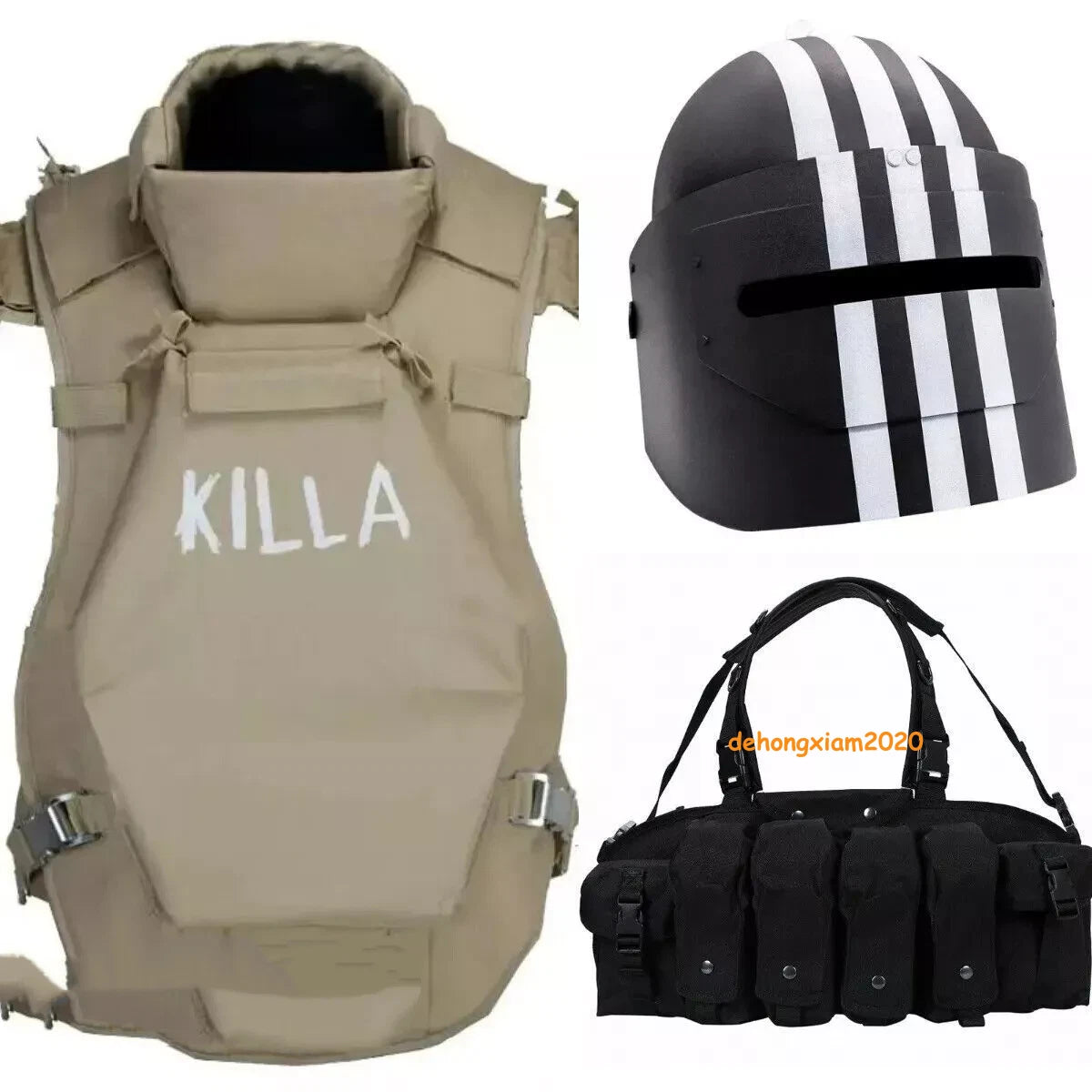 Russian Heavy MASKA Helmet and 6b13 Vest Killa Version with Black Hangers Bag 07FC0E-D4 - KOEEK