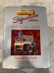 Lemax Christmas Signature Collection Plymouth Fish Market Retired Lighted 2007 LEMAX - KOEEK