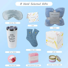 Women's Care Package, Women's Relaxation Spa Gift Set, Birthday Gift Basket 07FC0E-D4 - KOEEK