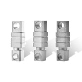 Titanium Alloy Quick Release Swivel Keychain EDC Tool Buckle with Double Keyring 07FC0E-D4 - KOEEK