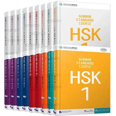 HSK Standard Level 1-6 Course Bilingual Textbook Workbook 18 Books Set 07FC0E-D4 - KOEEK