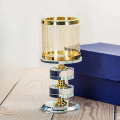 15cm Household Candle Holder Ornament Tibetan Crystal Butter Lamp Buddha Lamp 07FC0E-D4 - KOEEK