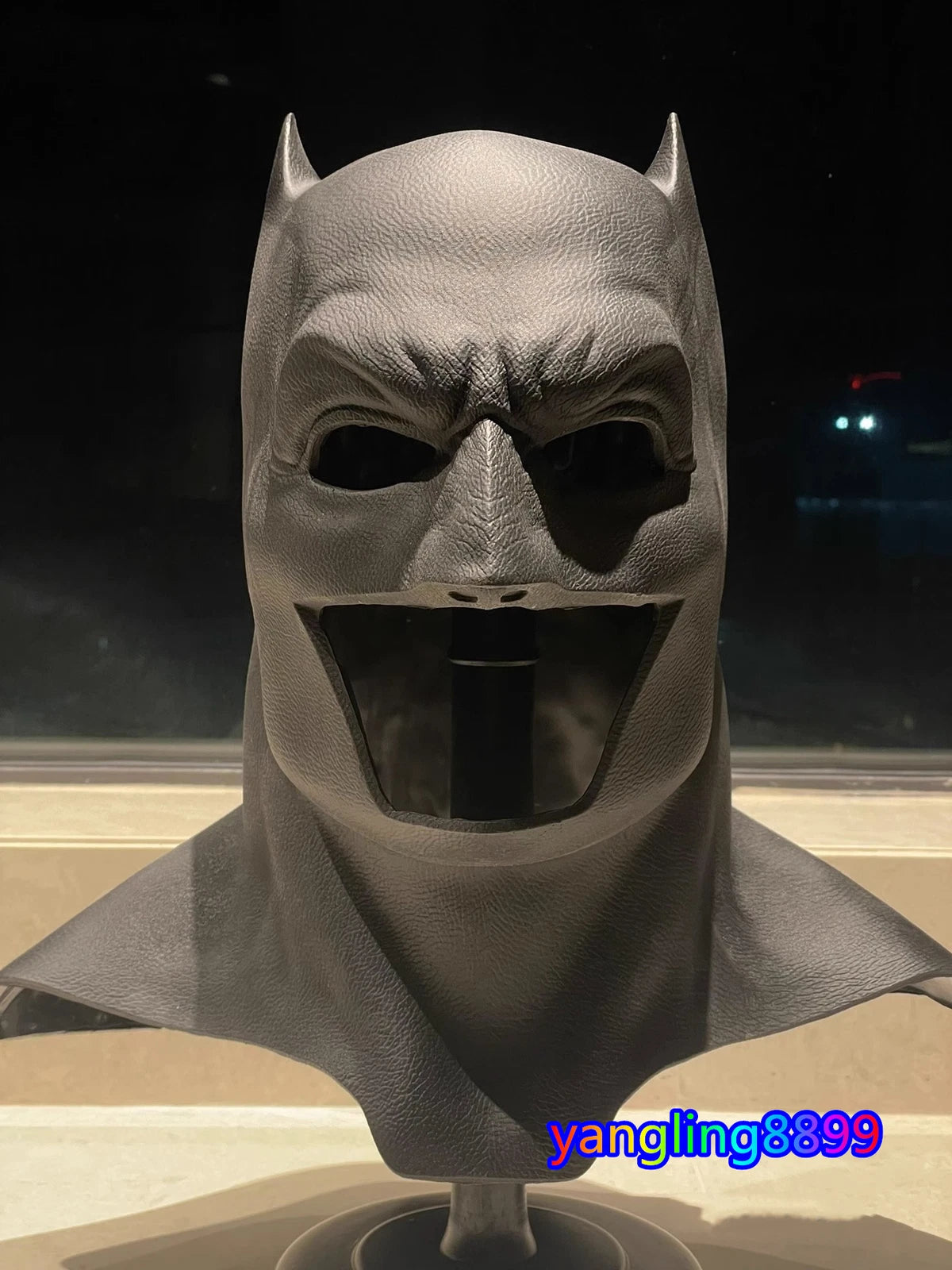 DC Batman Full Mask Soft Helmet Halloween Party Cosplay Prop Collection Handmade 07FC0E-D4 - KOEEK