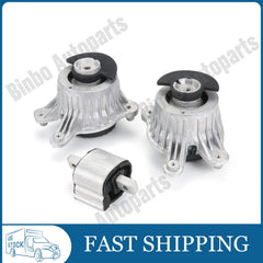 3pcs Engine+Transmission Mount for Benz W205 W213 E200 C180 C200 C300 2052406217 07FC0E-D4 - KOEEK