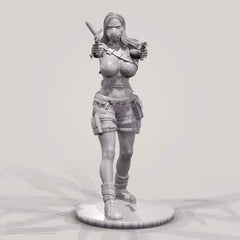 50mm resin figure model 3D printing of modern female soldiers unassembled 07FC0E-D4 - KOEEK