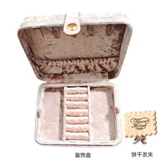 Flower Knows 2026 Limited Velvet Jewelry Box Quilted Cosmetic Storage Case FLOWER_KNOWS - KOEEK