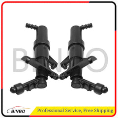 2pcs Headlight Washer Spray Nozzle Black Fits AUDI TT TTS Left + Right 07FC0E-D4 - KOEEK