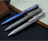 Titanium Ballpoint Pen Bolt Action Office Signature Writing Pocket Pen EDC Gifts 07FC0E-D4 - KOEEK