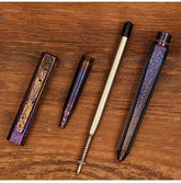 Handmade Titanium Ballpoint Pen EDC Signature Writing Pocket Pen Collectible 07FC0E-D4 - KOEEK