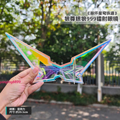 Honkai:Star Rail Silver Wolf Laser Sunglasses Funny Cosplay Party Glasses Prop 07FC0E-D4 - KOEEK