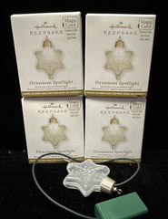 (4) Hallmark Keepsake Christmas 2011 ORNAMENT SPOTLIGHT Star MAGIC Free Ship HALLMARK - KOEEK