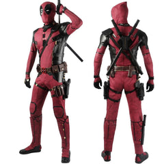 Deadpool 3 Wade Wilson Outfits Cosplay Costume Jumpsuit Mask Full Suits Custom 07FC0E-D4 - KOEEK
