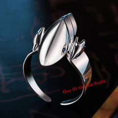Anime Yu-Gi-Oh! Seto Kaiba Blue-Eyes White Dragon Cosplay Props Duel Ring 07FC0E-D4 - KOEEK