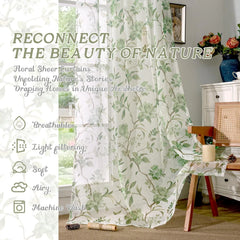 Sage green living room curtains, length 96 inches, 2 panels