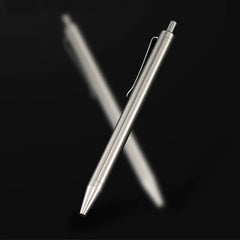 Titanium Alloy Push Button Ballpoint Mechanical Business Stationery Pen Tactical 07FC0E-D4 - KOEEK