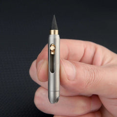 EDC Mini Titanium Brass Infinity Pencil Portable Writing Tool Keychain Outdoor 07FC0E-D4 - KOEEK