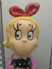 Cindy Lou Who Dr. Seuss The Grinch 24" Blow Mold Lighted Yard Decor GEMMY GEMMY - KOEEK