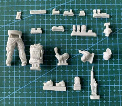 1/35 Resin Figure Model Kit US Special Forces 2 Figures Unassambled Unpainted 07FC0E-D4 - KOEEK
