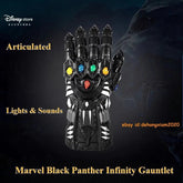 Black Panther Infinity Gauntlet Articulated Light-Up Sound Effects Cosplay Prop 07FC0E-D4 - KOEEK