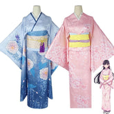 Anime My Happy Marriage Saimori Miyo Costume Womens Show Kimono Cosplay Full Set 07FC0E-D4 - KOEEK