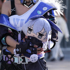 Anime Honkai: Star Rail Silver Wolf Sitting position Plush Toy Throw Pillow Gift 07FC0E-D4 - KOEEK