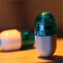 GAO STUDIO EDC Luminous Blue Magnetic Capsule Toys Hand Spinner Fidget Toys Gift 07FC0E-D4 - KOEEK