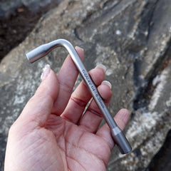 Light blue TC4 Titanium Alloy L-Shaped Wrench EDC Tool 07FC0E-D4 - KOEEK