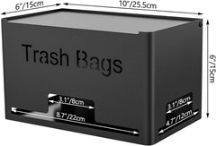 Large garbage bag holder dispenser, metal garbage bag dispenser reel holder 07FC0E-D4 - KOEEK