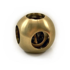 Solid Brass Handmade processed Circular Ghost Ball EDC for tabletop Decoration 07FC0E-D4 - KOEEK