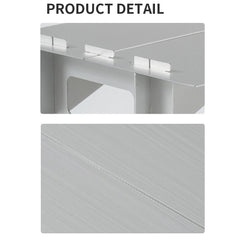 1pc Mini Portable Aluminium Alloy Folding Table Outdoor Camping BBQ Picnic 07FC0E-D4 - KOEEK